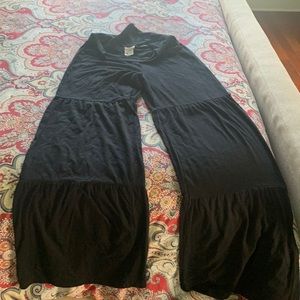 Matilda Jane large ruffle black pants